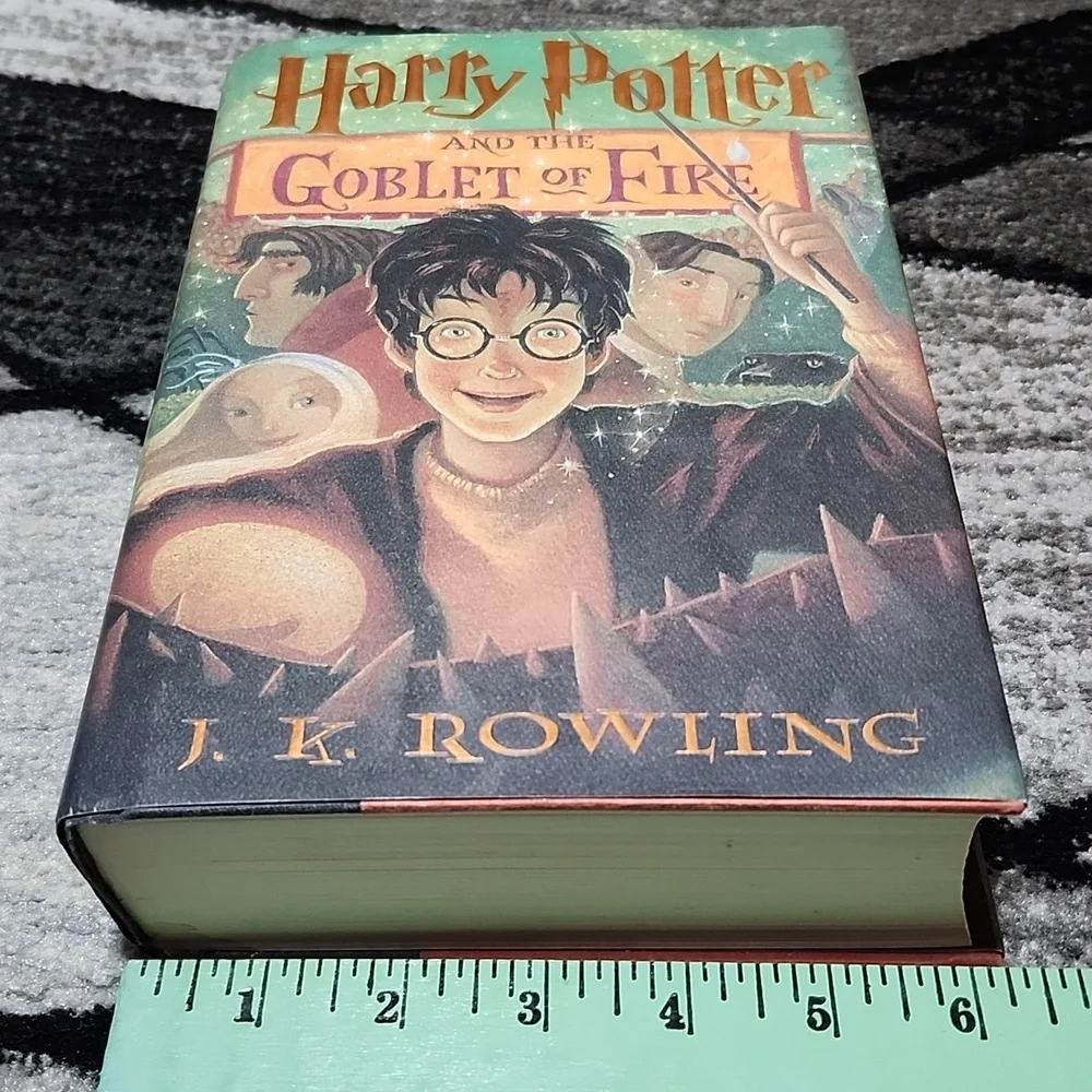 VINTAGE 1ST EDITION JULY 2000 HARRY POTTER AND THE GOBLET OF FIRE DUST/HARDCOVER